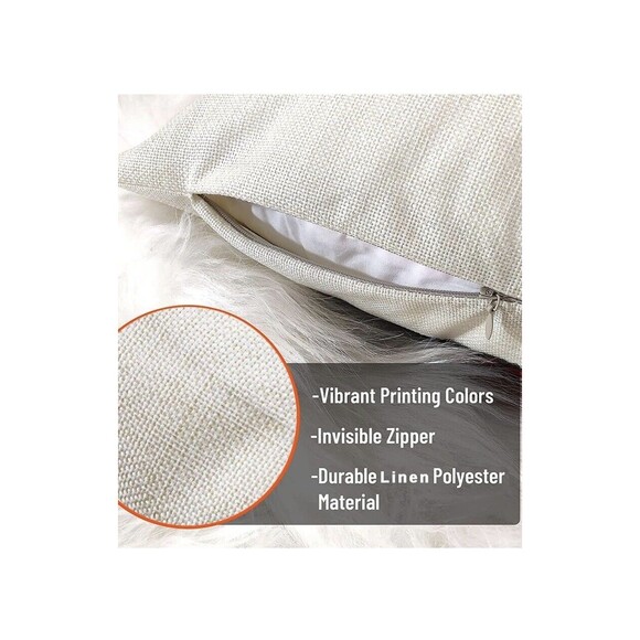 RABUSOFA Pink Santa Claus Christmas Tree Pillow Covers 18 x 18-Inch, Cute!! New! - Picture 6 of 6